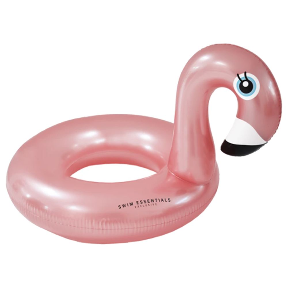 Swim Essentials - Flamingo Swim Ring - Rose Gold - 95cm