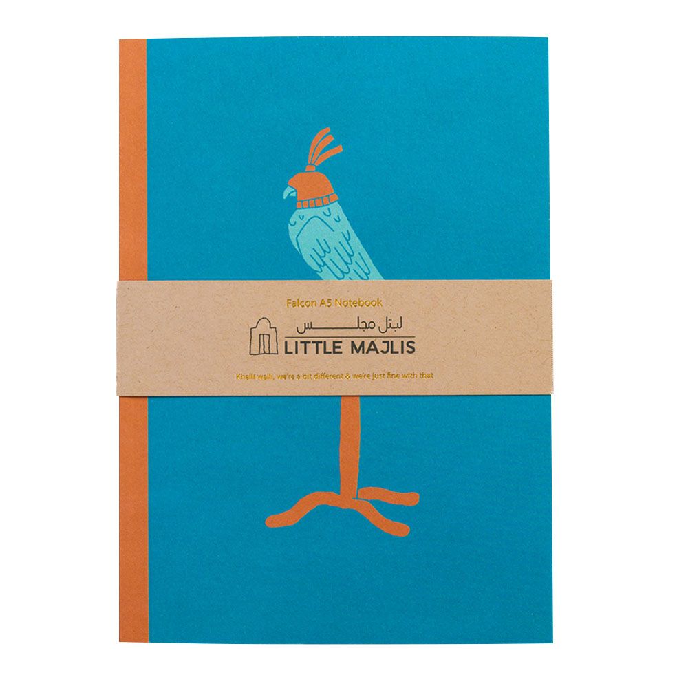 Little Majlis - A5 Gatefold Notebook - Falcon - 120 Sheets