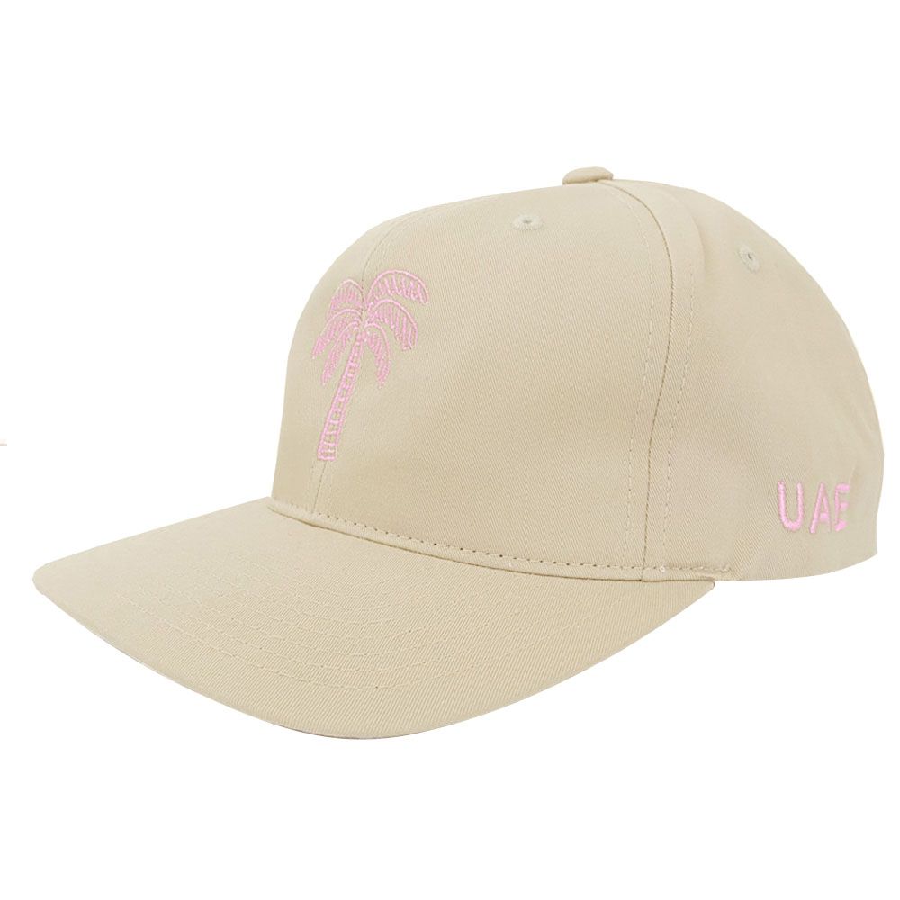 Little Majlis - Palm Tree Embroidered Cap - Pink