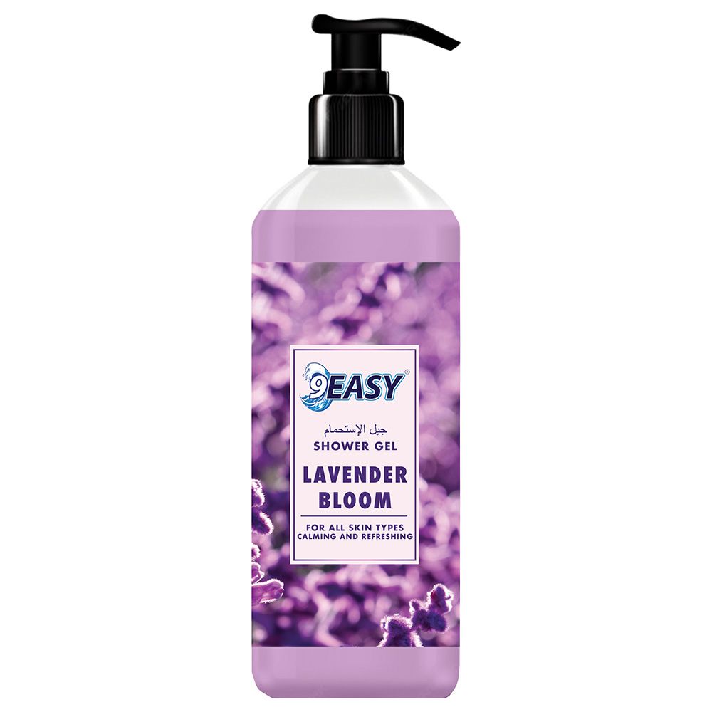 9Easy - Shower Gel - Lavender Bloom - 1 L