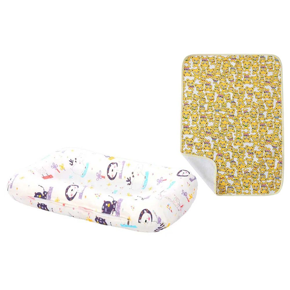 Star Babies - Zebra Printed Changing Pad With Reusable Changing Mat