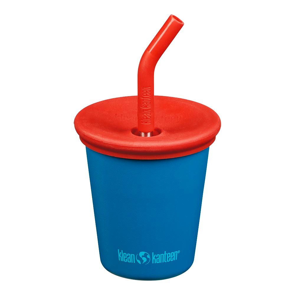 Klean Kanteen - Kid Cup With Straw Lid - Mykonos Blue - 295ml