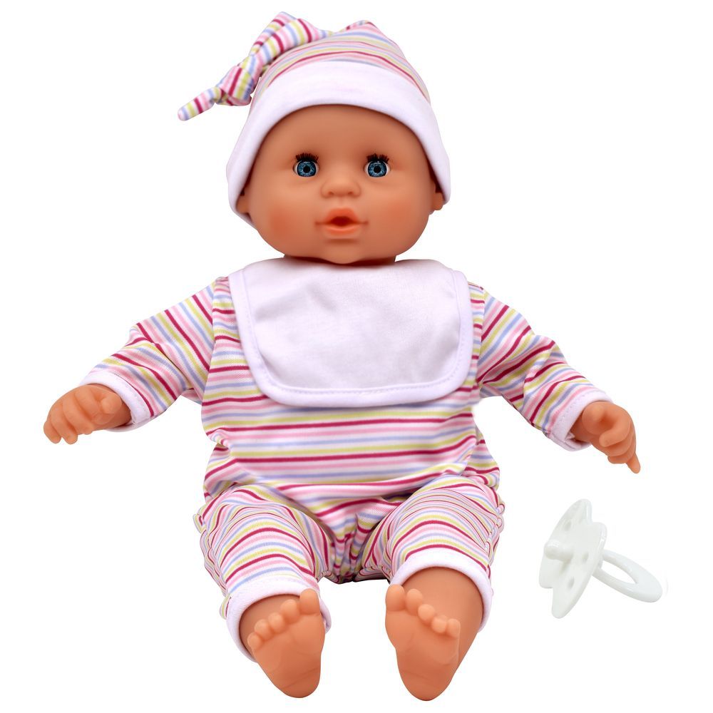 Dollsworld - Baby Babble Soft Bodied Doll - 38 cm - 2 Pcs