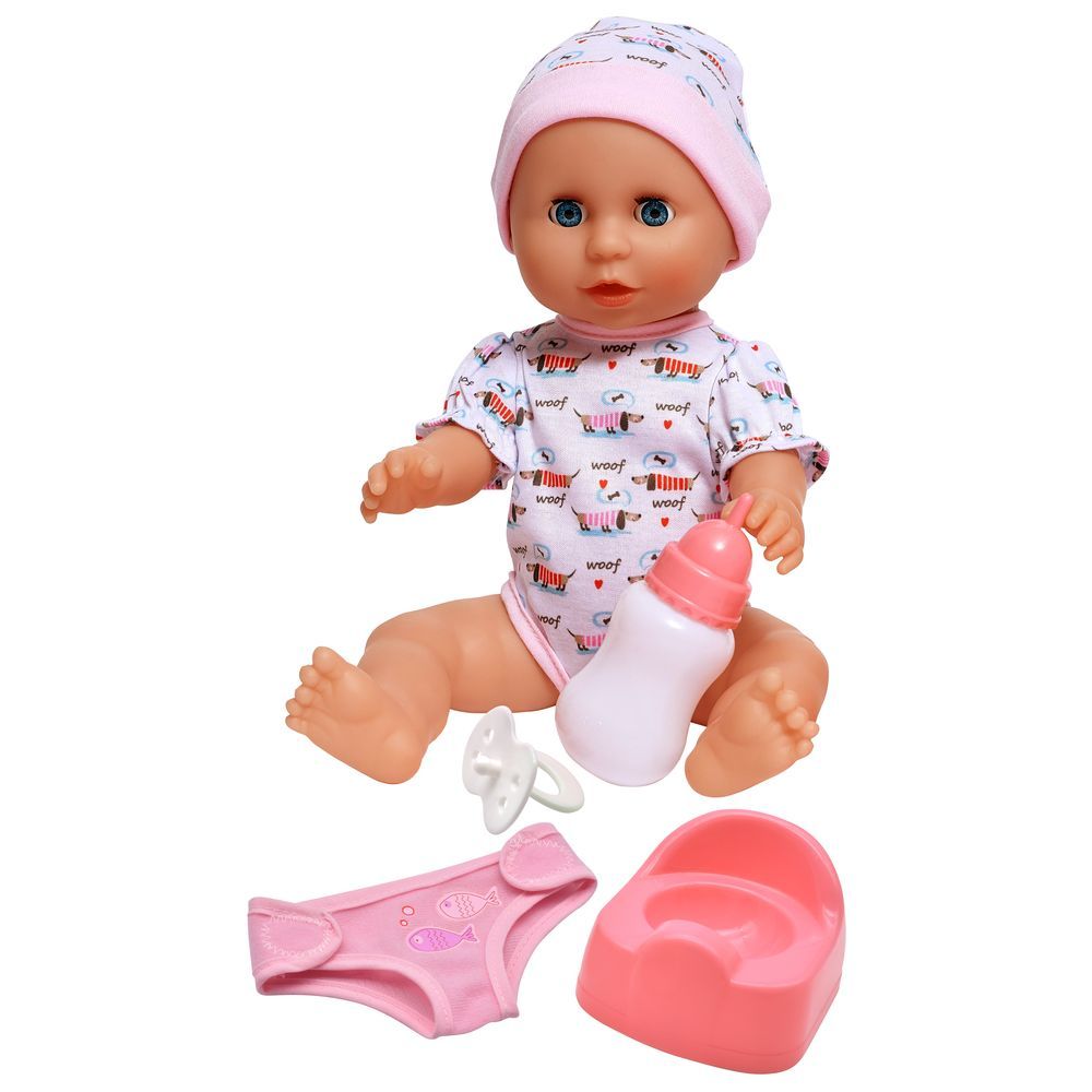 Dollsworld - Baby Bohoo Crying Baby Doll Playset - 5 Pcs