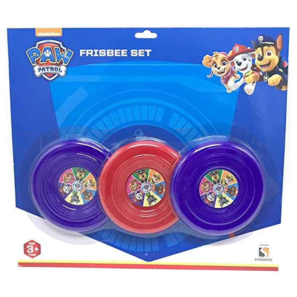 Paw Patrol - Frisbees Set - 3pcs