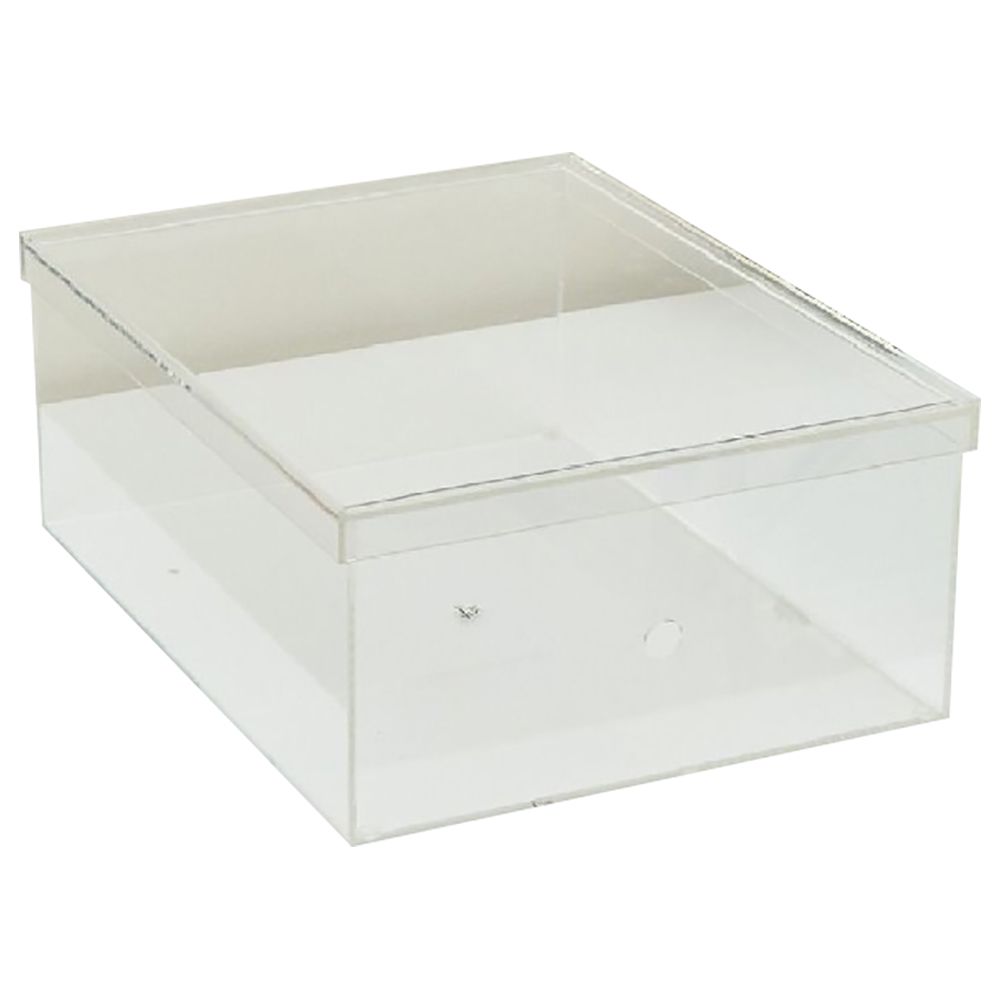 Homesmiths - Vanity Customized Product Stackable Storage Box - Clear