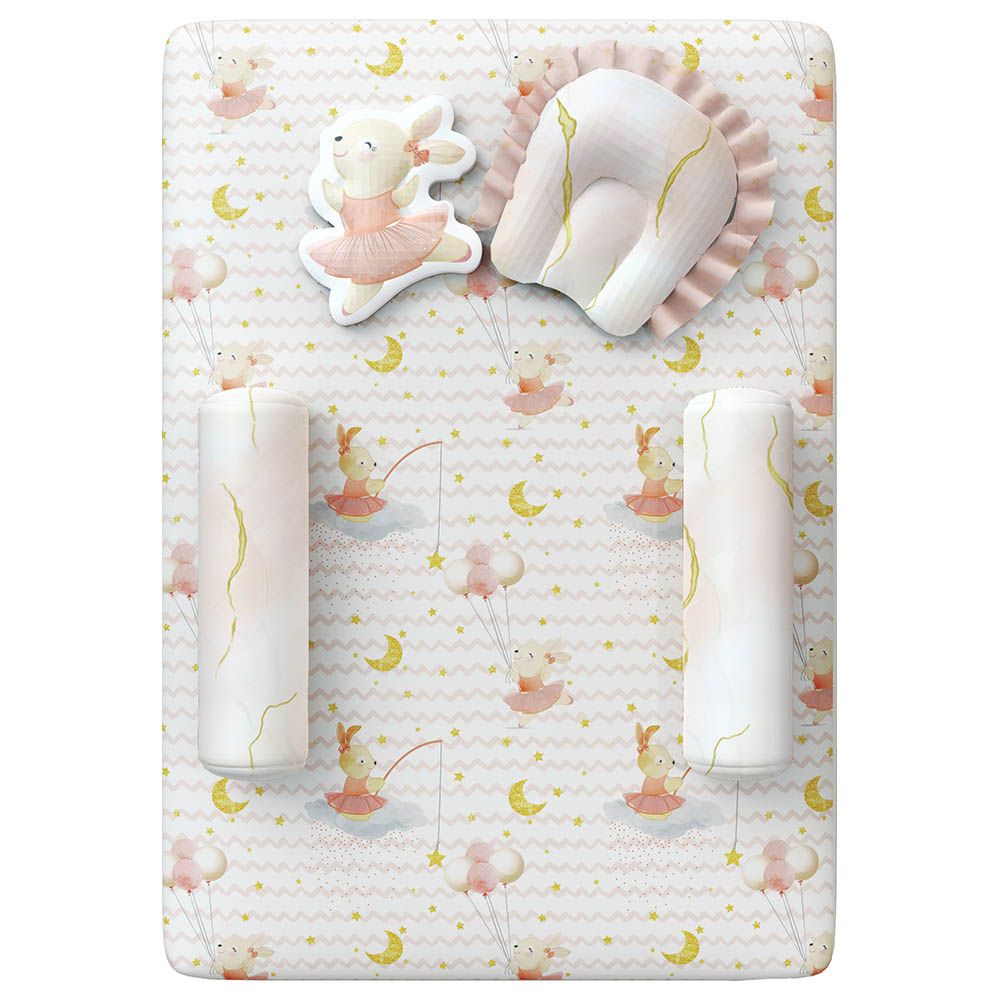 Fancy Fluff - Organic New Born Bed Set - 5pcs - Day Dream