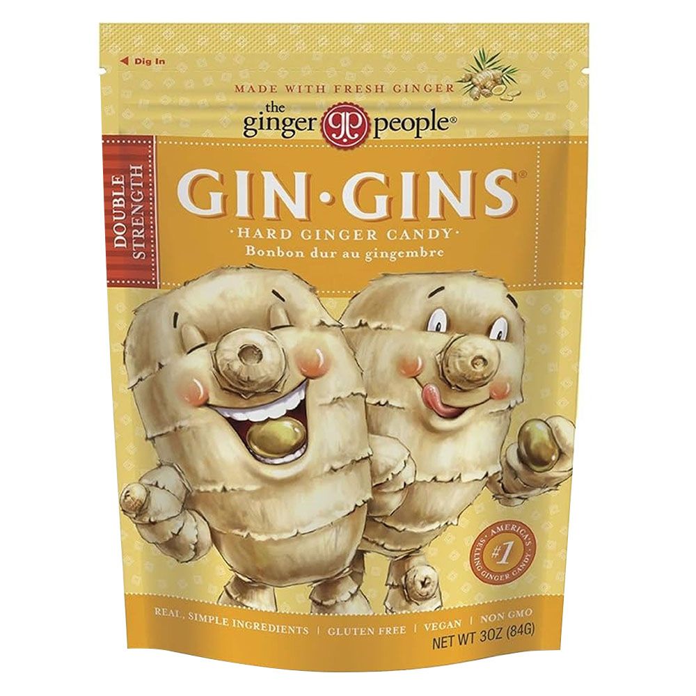 The Ginger People - Gin Gins Hard Ginger Candy Double Strength - 60 gm