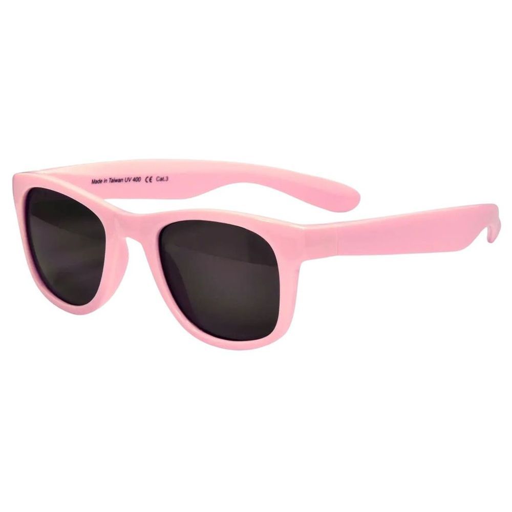 Real Shades - Surf Silver Mirror Lens Sunglasses - Dusty Rose