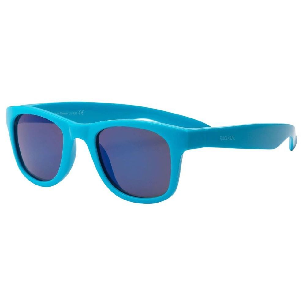 Real Shades - Surf Silver Mirror Lens Sunglasses - Steel Blue