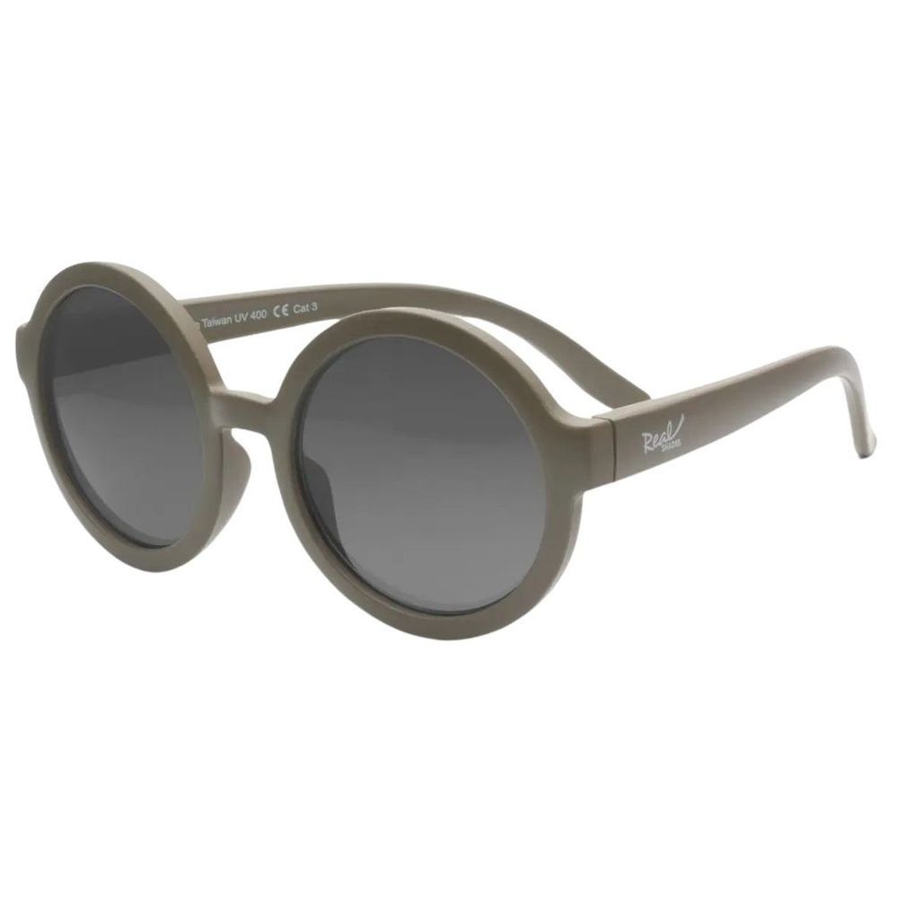 Real Shades - Vibe Smoke Lens Sunglasses - Olive Branch