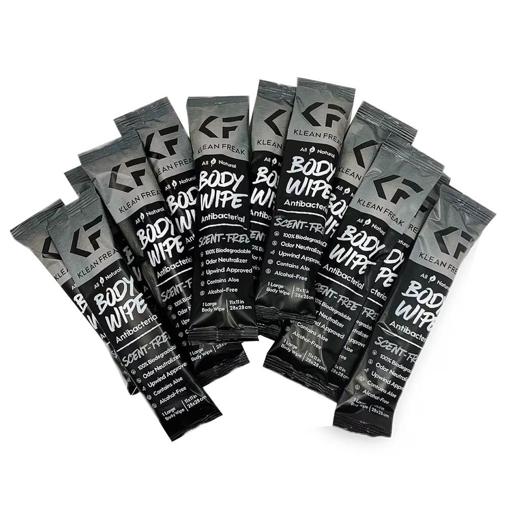 Klean Freak - Body Wipes - Scent Free - 12 Pcs