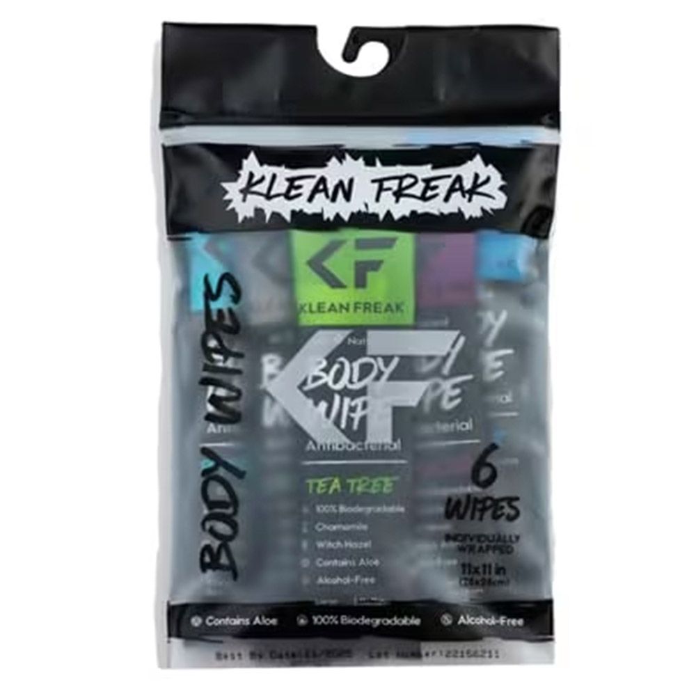 Klean Freak - Mixed Trial Body Wipes - 6 Pcs