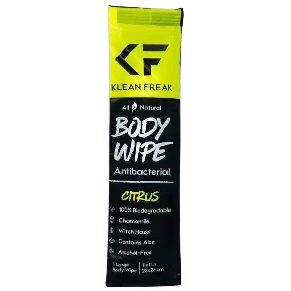 Klean Freak - Body Wipes - Citrus - 100 Pcs