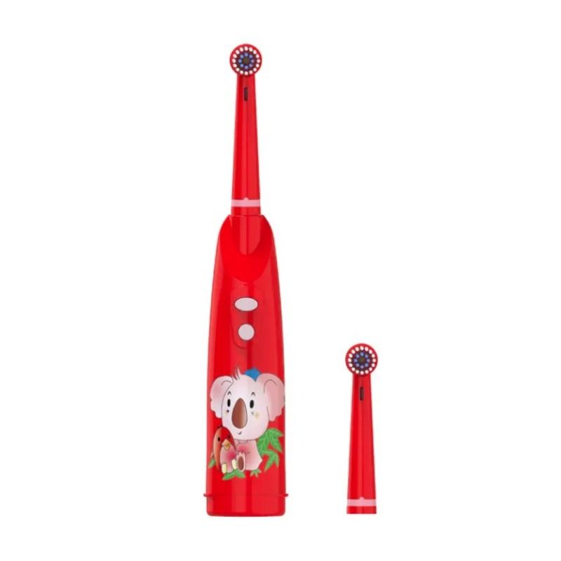 Spectrum - Kids Electric Toothbrush With Replacement Brush Head - Red