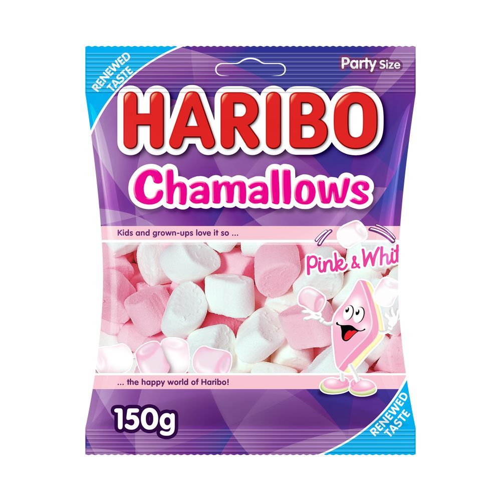 Haribo - Party Chamallows - Pink/White - 150 g