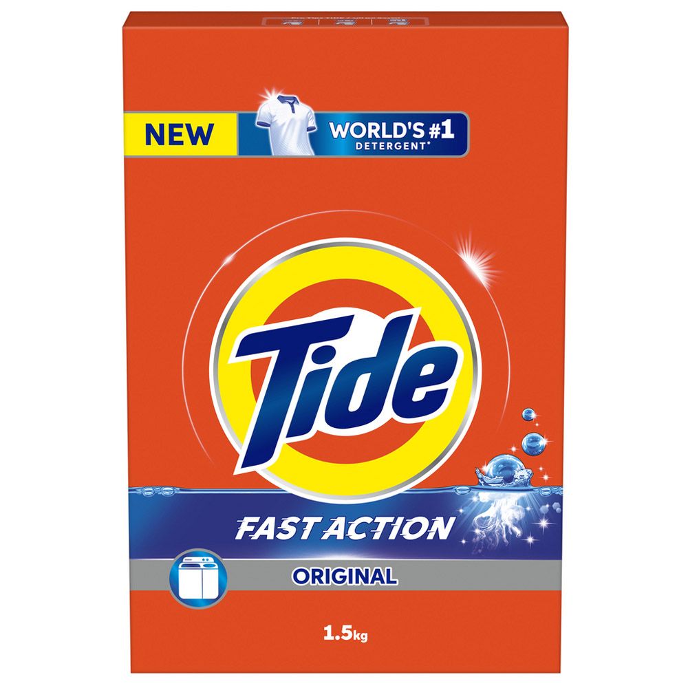 Tide - Fast Action Original Laundry Detergent Powder - 1.5 Kg