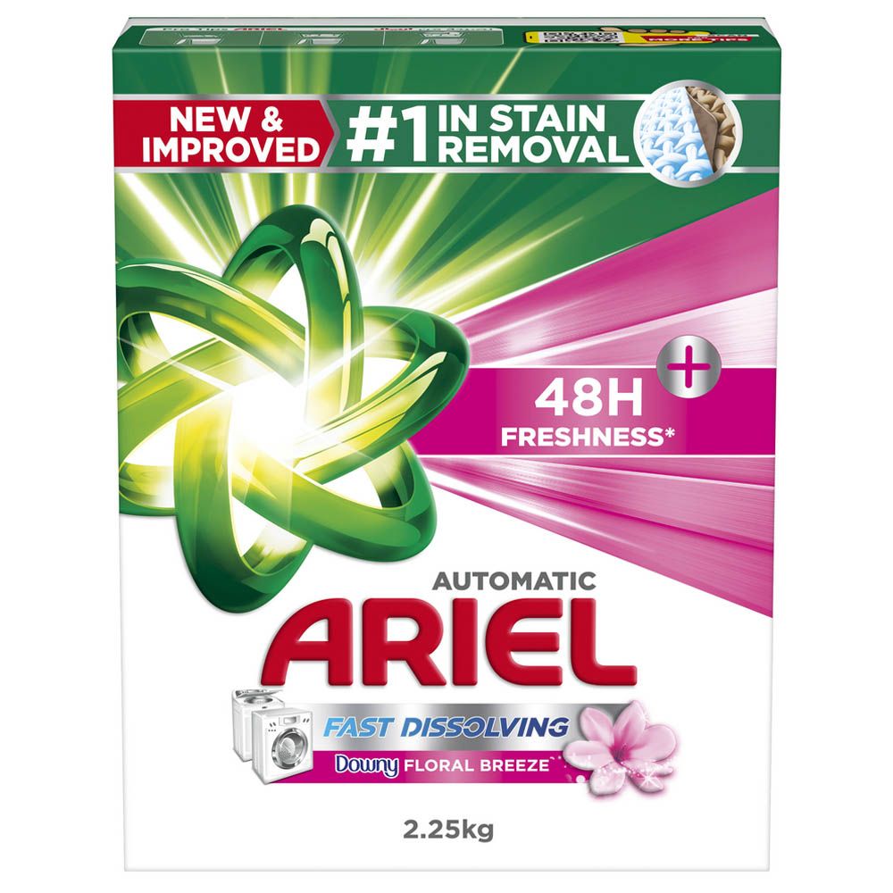 Ariel - Automatic Fast Dissolving Laundry Powder - Floral Breeze - 2.25 Kg