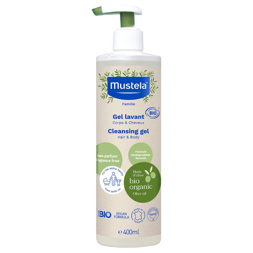 Mustela - Bio Organic Hair & Body Cleansing Gel - 400ml