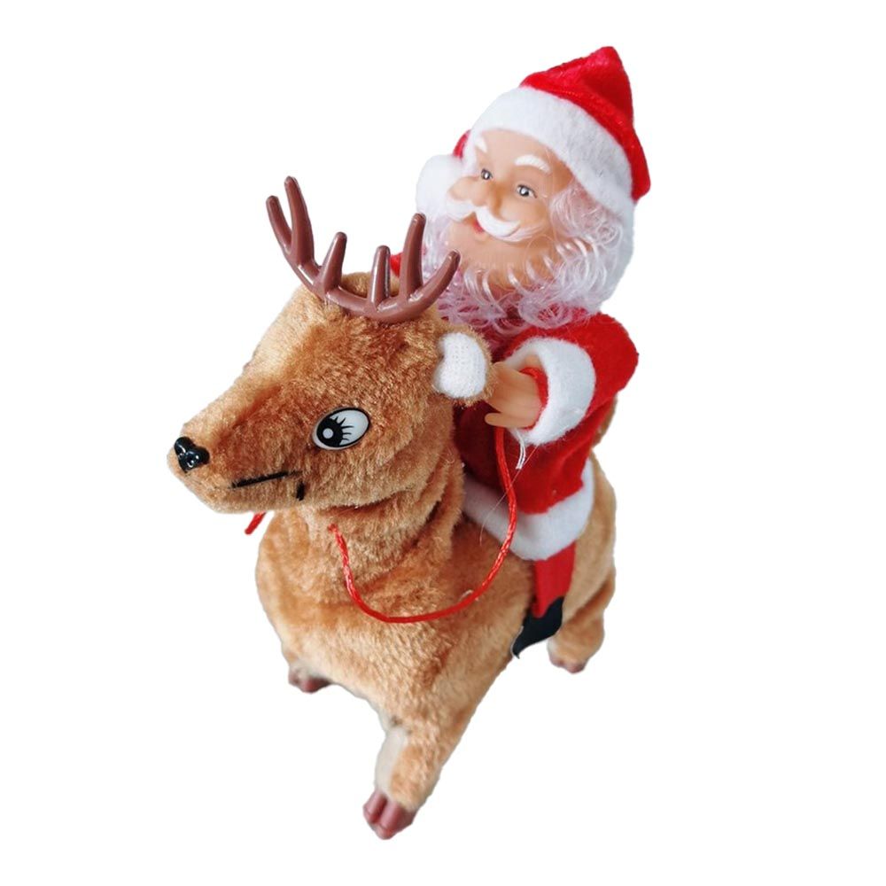 Galaxy Bubbles - Reindeer Riding Santa Christmas Decoration