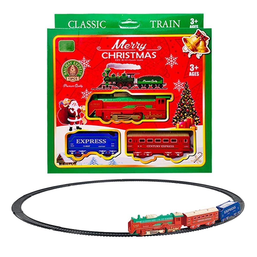 Galaxy Bubbles - Christmas Decorated Train Set