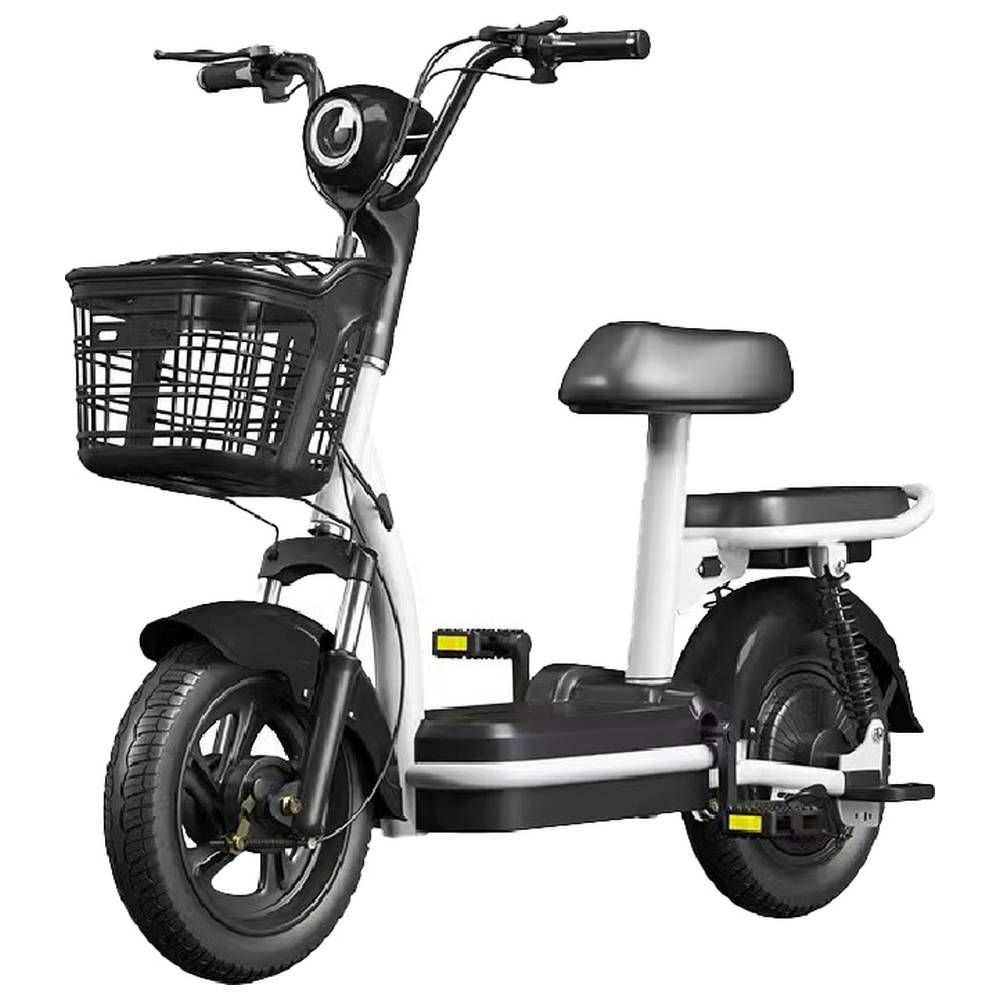 Megawheels - Fresh Ride Smart 2 Seater Electric Grocery Bike - Black