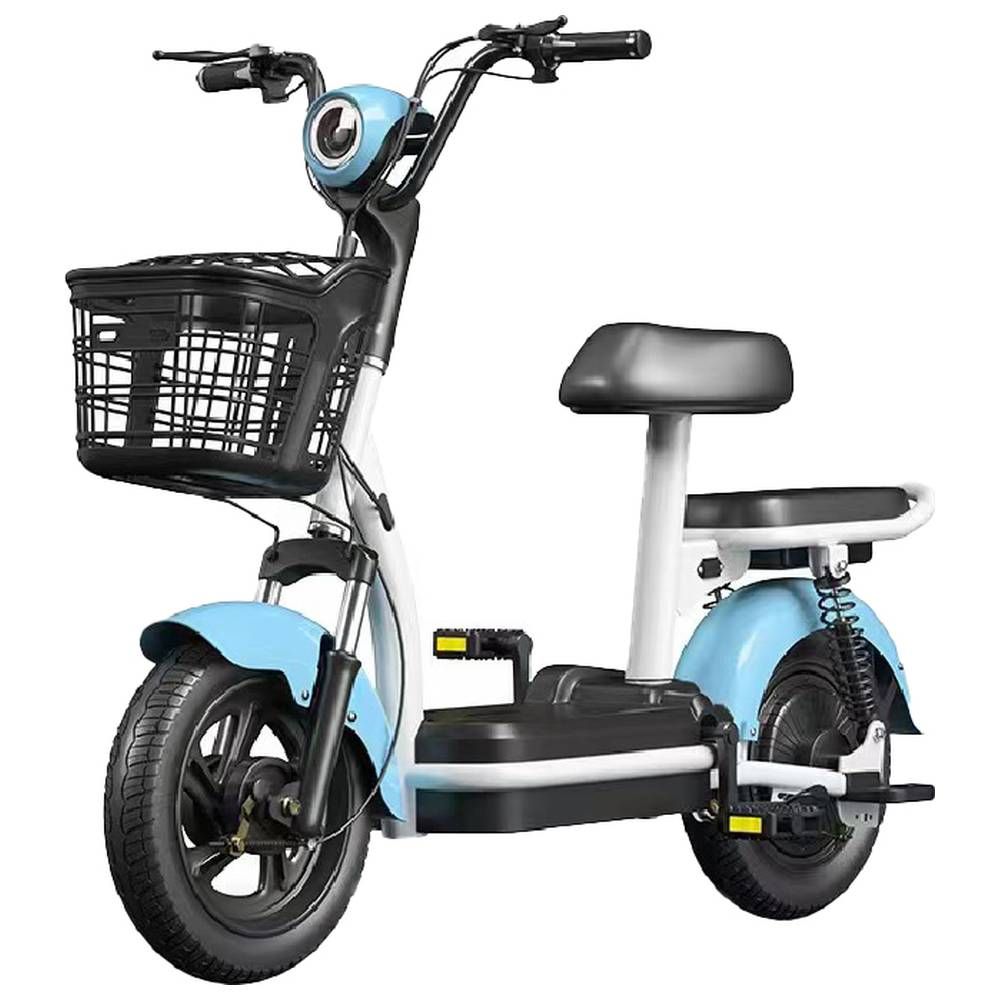 Megawheels - Fresh Ride Smart 2 Seater Electric Grocery Bike - Blue