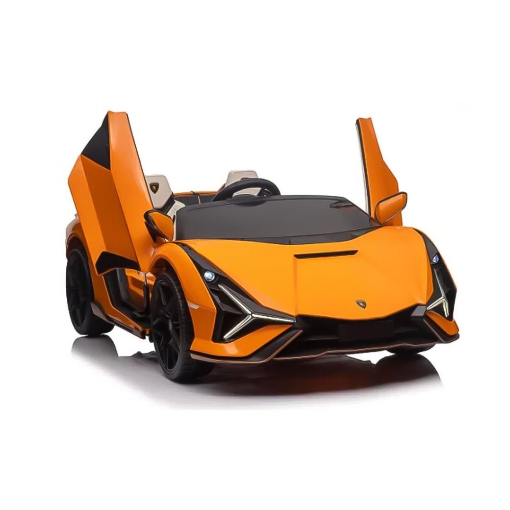 Megastar - Lamborghini Sian 2-Seater Ride-On Car - Orange