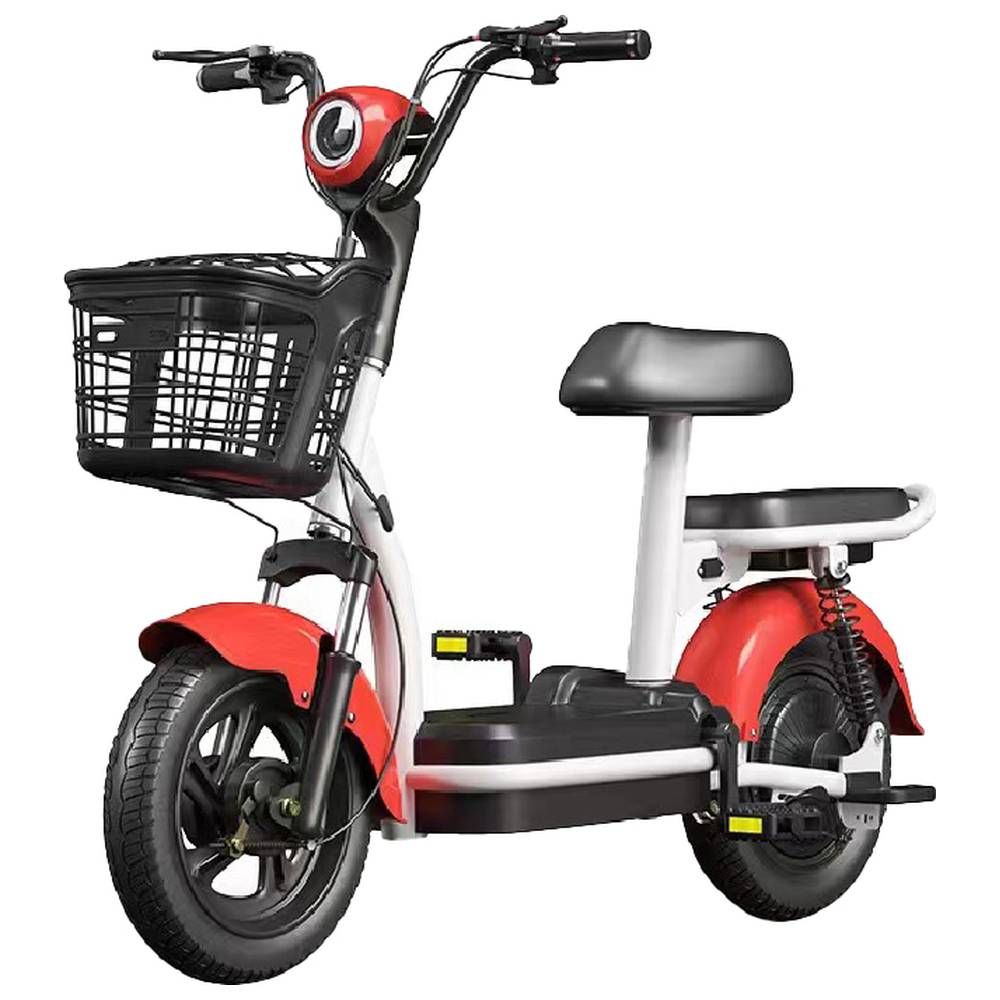 Megawheels - Fresh Ride Smart 2 Seater Electric Grocery Bike - Red