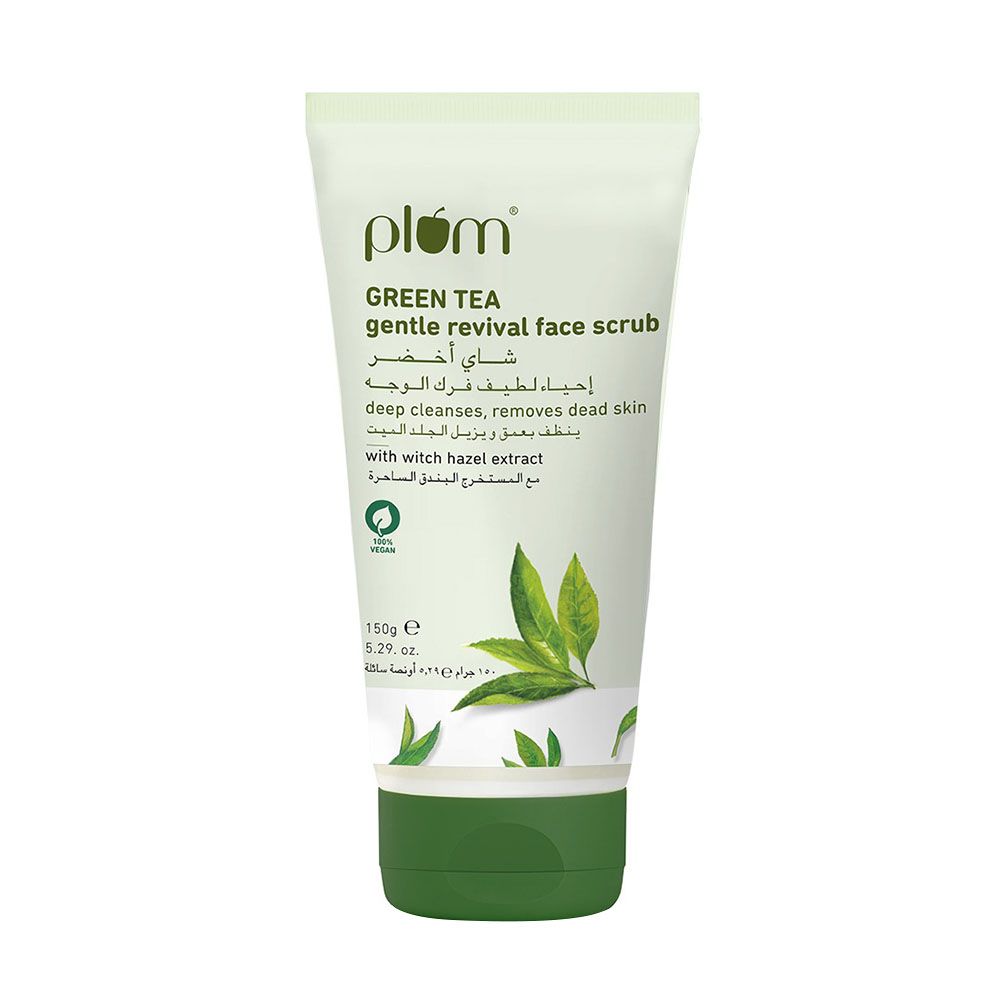 Plum Goodness - Gentle Revival Face Scrub - Green Tea - 150 ml