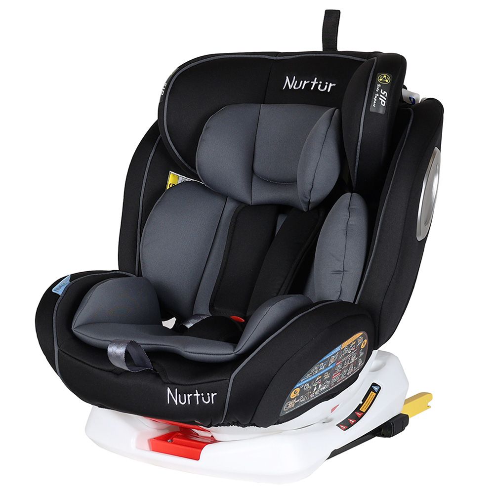 Nurtur - 4-In-1 Ultra Baby Car Seat Isofix 9 w/ Canopy - Black