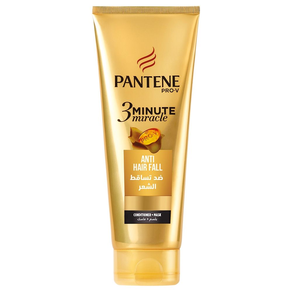 Pantene - Pro-V 3 Minute Miracle Anti-Hair Fall Conditioner + Mask 200 ml