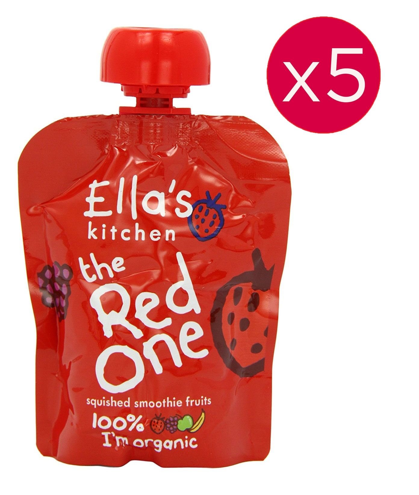 Ella's Kitchen - The Red One Organic 5x90g