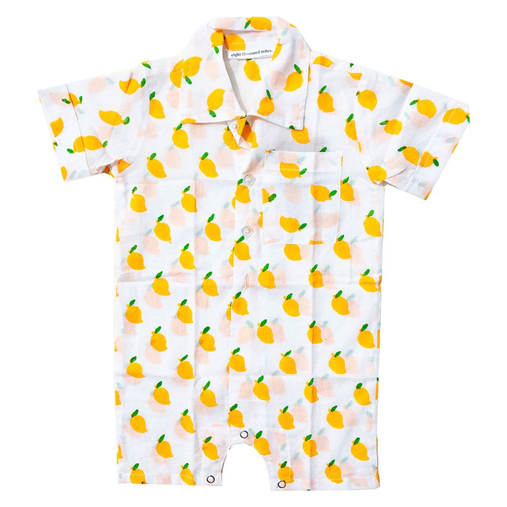 Eight Thousand Miles - Boy Romper - Mango