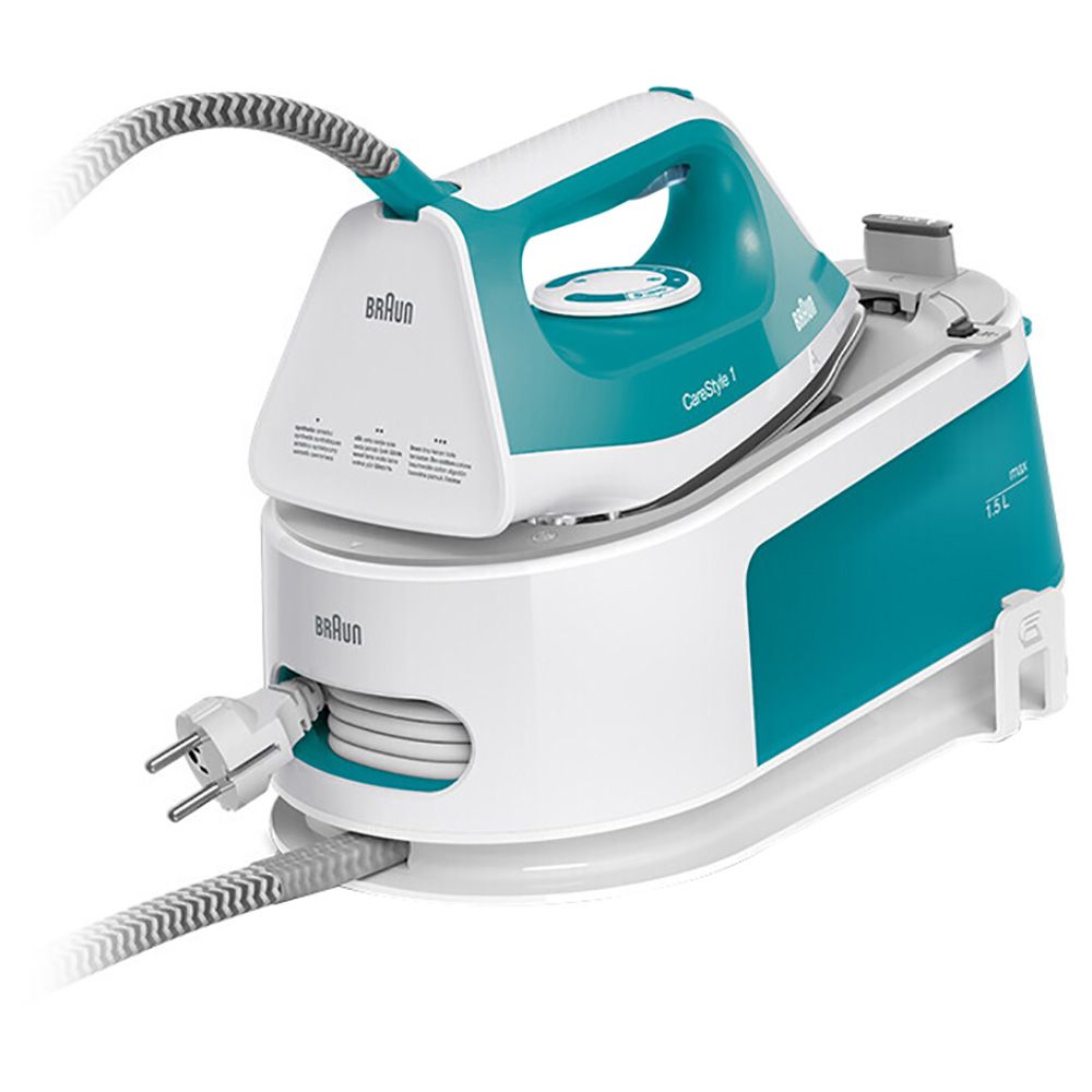 Braun - Steam Generator Iron 2200 W - White/Turquoise