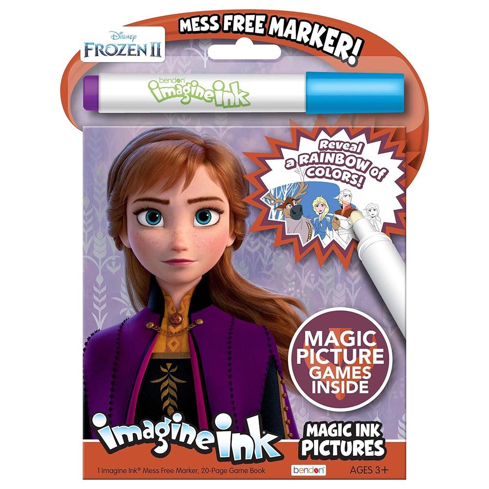 Imagine Ink Frozen 2 Activity Book With Mess-Free Marker