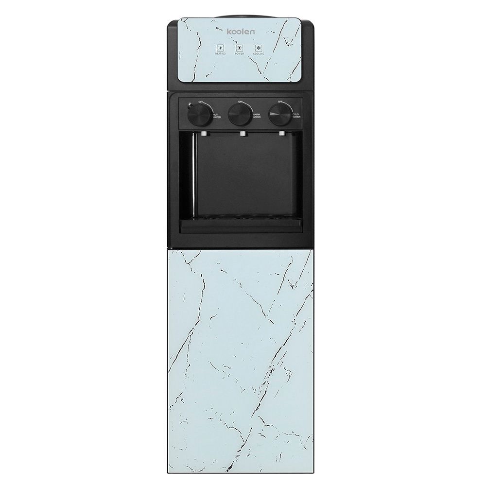 Koolen - Water Dispenser With Marble Effect - White - 590 W