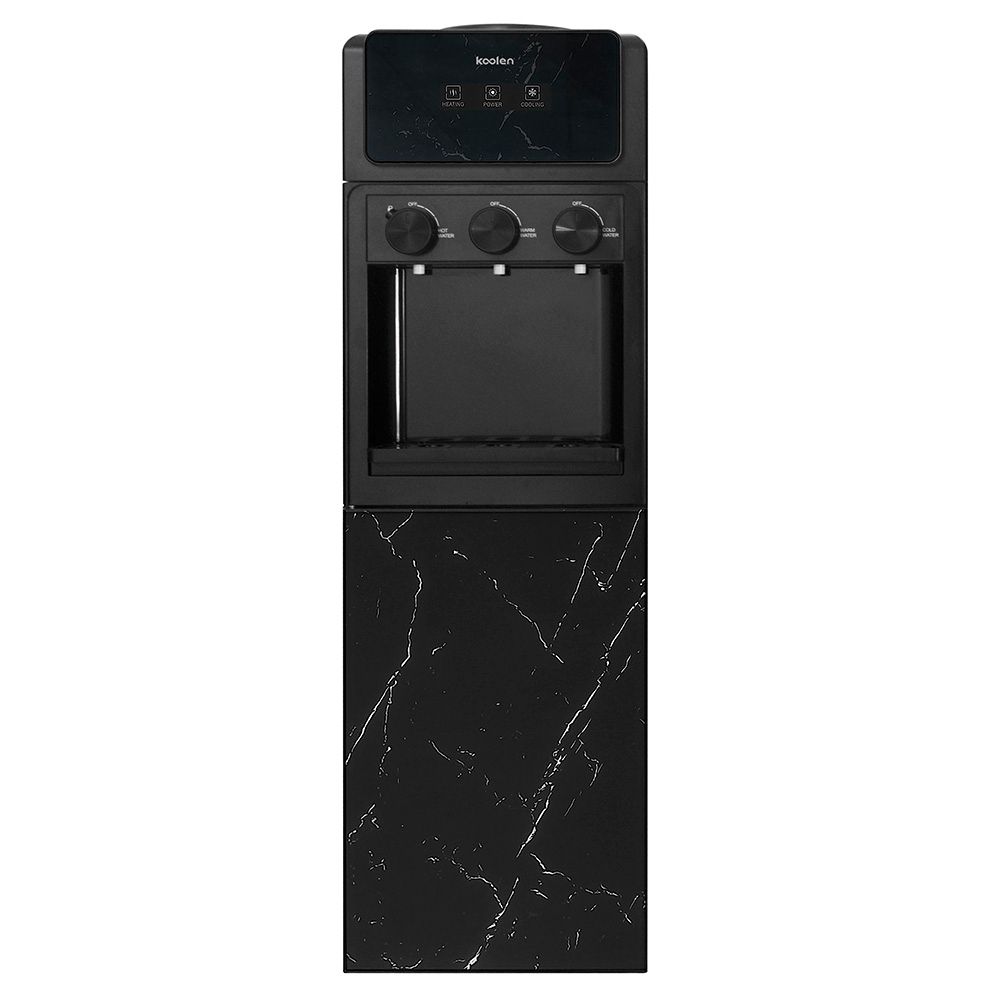 Koolen - Water Dispenser With Marble Effect - Black - 590 W