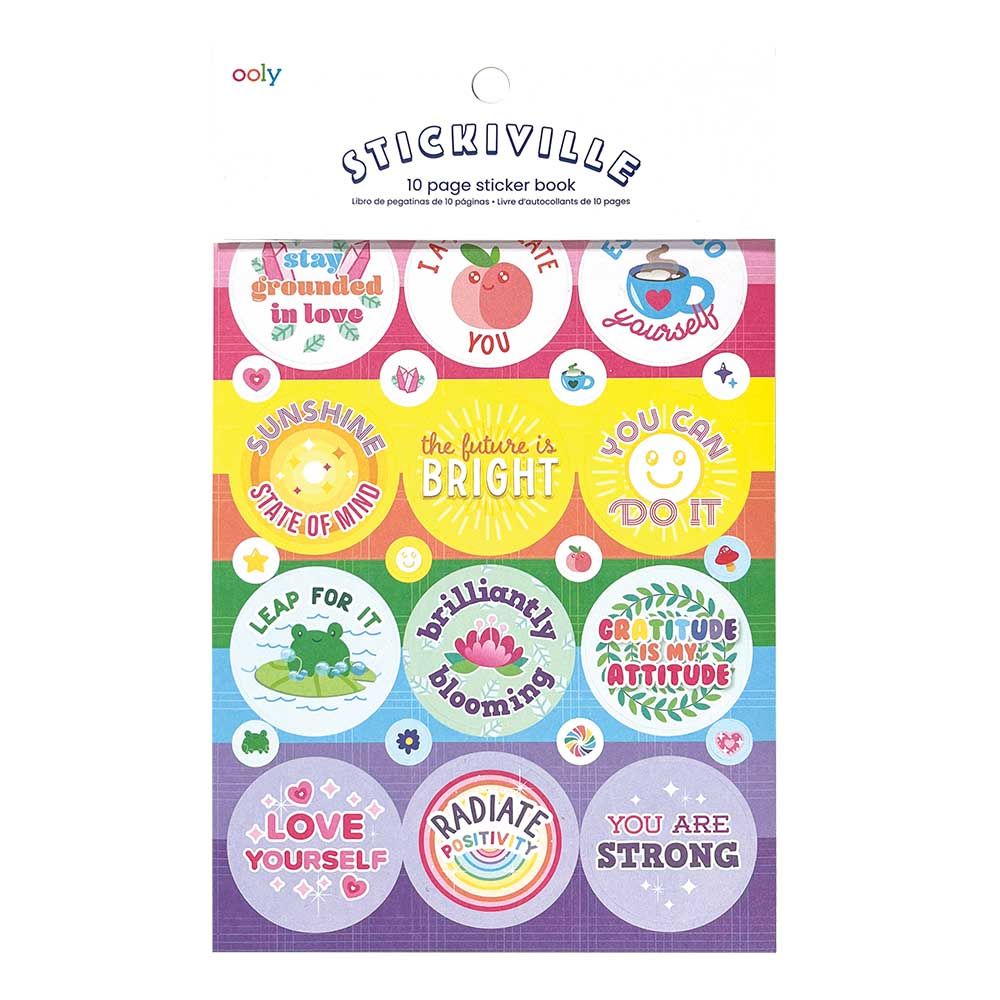 Ooly - Stickiville Stickers Book - Great To Motivate