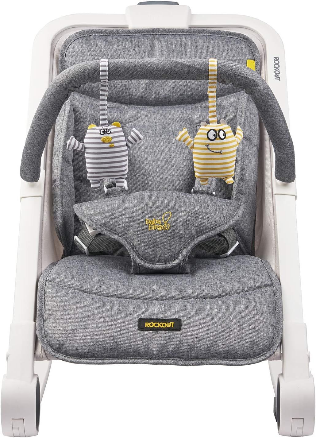 BabaBing - Rock Out 2 Baby Rocker/Bouncer - Grey Marl