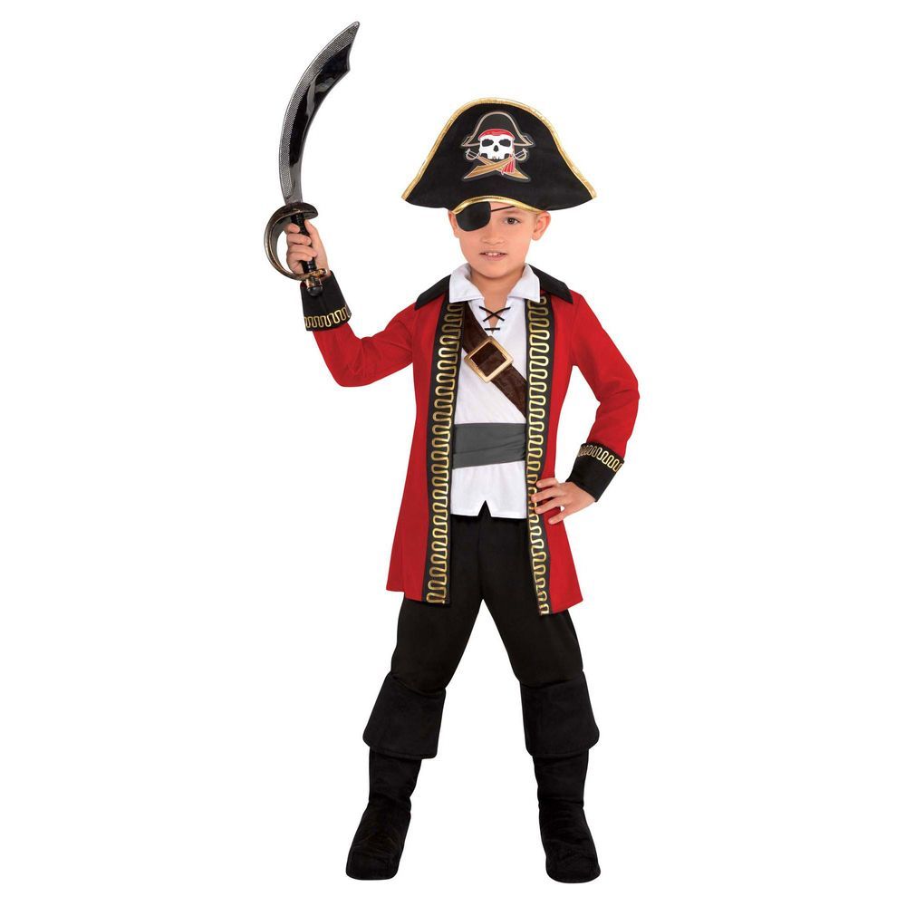 Party Centre - Child Pirate Captain - Fancy Costume