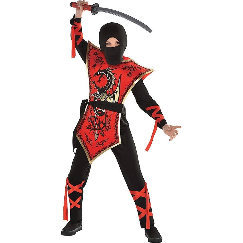 Party Centre - Childrens Ninja Assassin Boy Fancy Costume