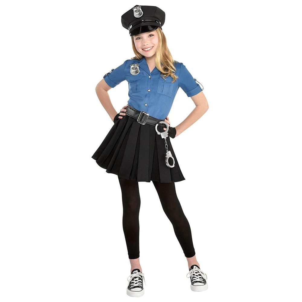 Party Centre - Childrens Cop Cutie 2 Fancy Dress Costume