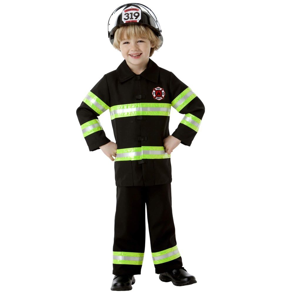 Party Centre - Childrens Firefighter Fancy Costume