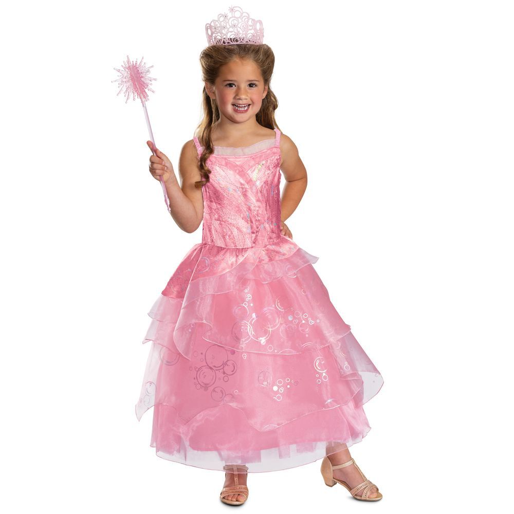 Party Centre - Wicked Glinda Deluxe Costume Dress - Pink