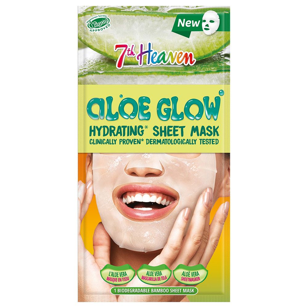 7th Heaven - Aloe Glow Hydrating Face Sheet Mask