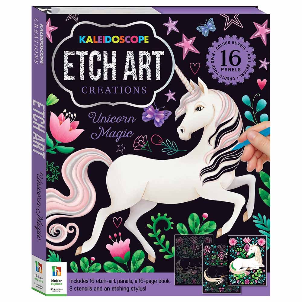 Etch Art Unicorn Magic Book