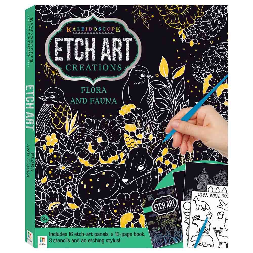 Etch Art Flora & Fauna Book