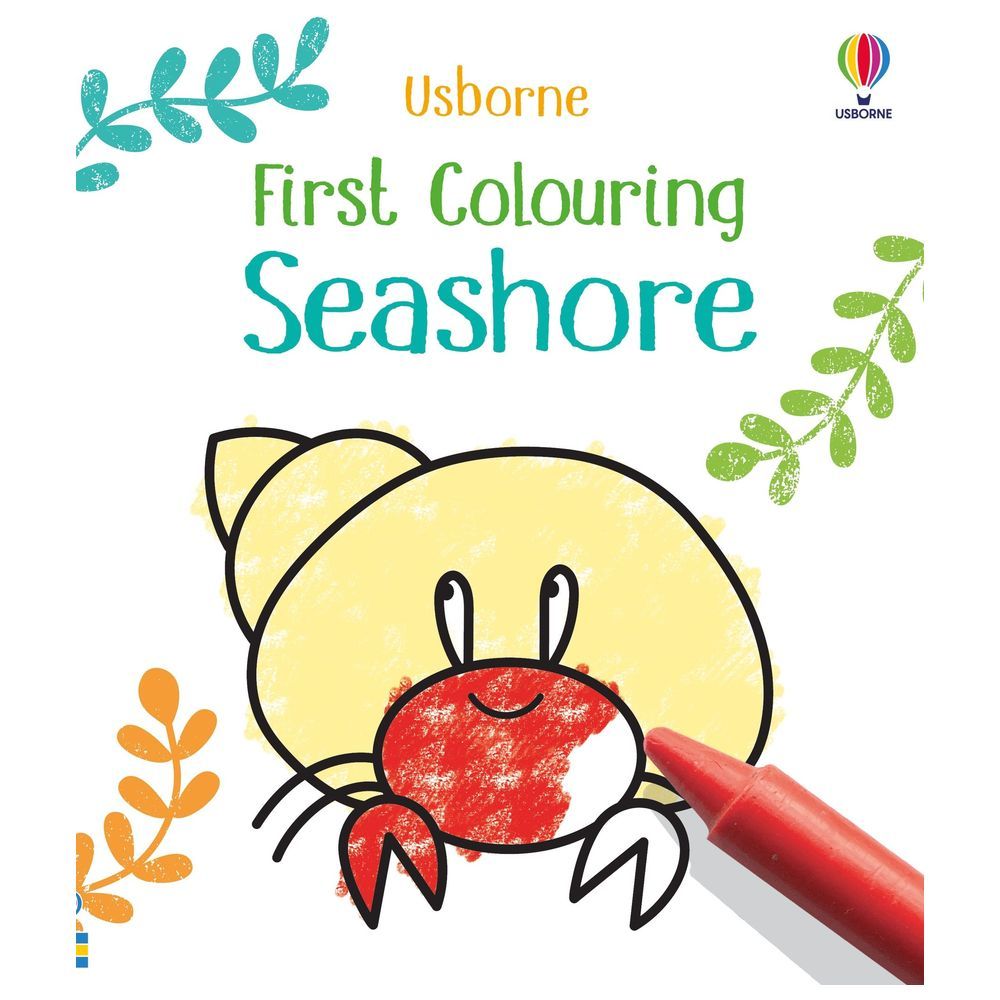 Usborne Books - First Colouring - Seashore