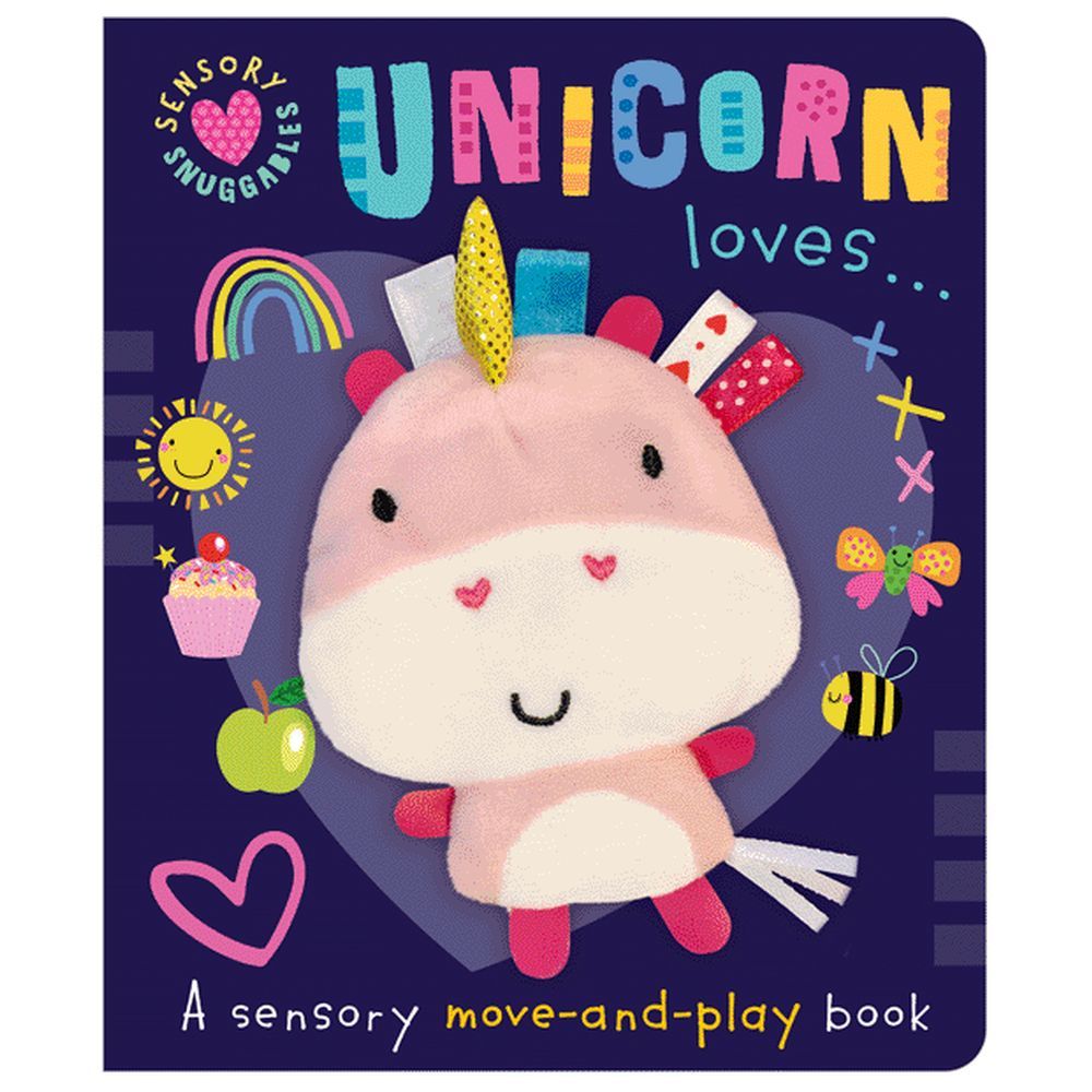 Make Believe Ideas - Sensory Snuggables Unicorn Loves… Play Book